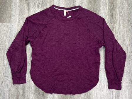 Top Long Sleeve By Pilcro In Purple, Size: Xs Online Sale