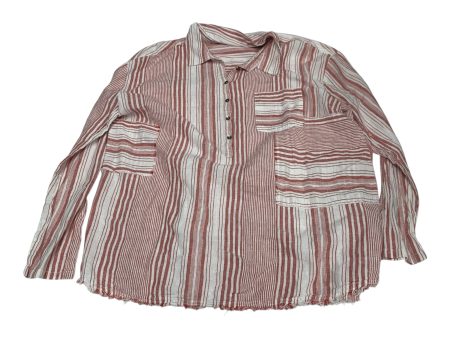 Top Long Sleeve By Wonderly In Striped Pattern, Size: M Hot on Sale