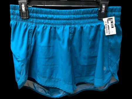 Athletic Shorts By Athleta In Teal, Size: S on Sale