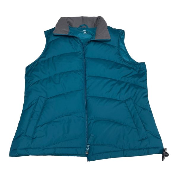 Vest Puffer & Quilted By Lands End In Blue, Size: S Sale