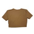 Top Short Sleeve By Zara In Tan, Size: M Online now