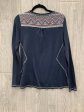 Top Long Sleeve By Hem & Thread In Blue, Size: L Hot on Sale