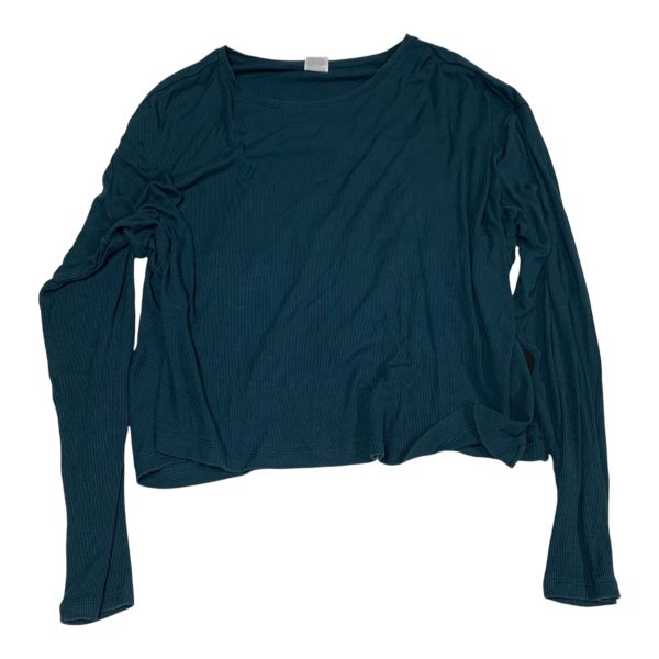 Athletic Top Long Sleeve Crewneck By All In Motion In Blue, Size: M For Discount