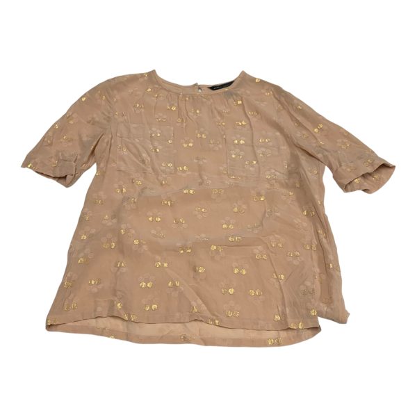 Top Short Sleeve Designer By Marc By Marc Jacobs In Cream, Size: S Cheap