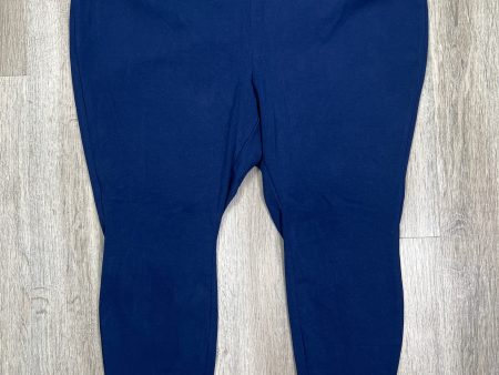 Navy Pants Leggings Lands End, Size 3x Fashion