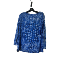 Top Long Sleeve By Worthington In Blue, Size: L For Discount