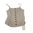 Top Sleeveless By Clothes Mentor In Beige, Size: L Online now