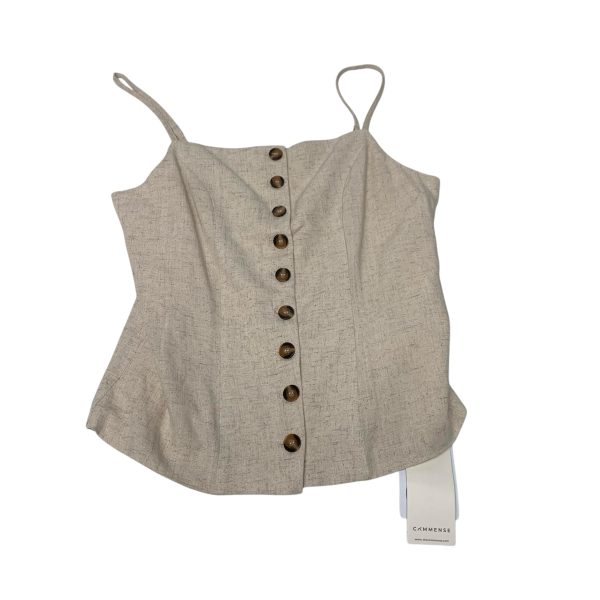 Top Sleeveless By Clothes Mentor In Beige, Size: L Online now