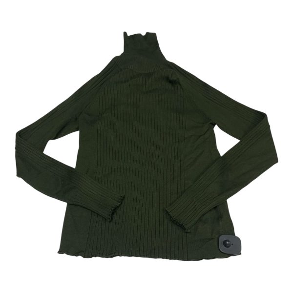 Top Long Sleeve By Zara In Green, Size: L Online Hot Sale