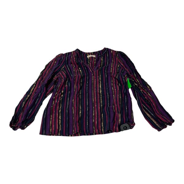 Top Long Sleeve By Marine Layer In Purple, Size: S Hot on Sale