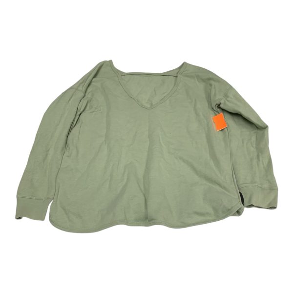 Top Long Sleeve By Gap In Green, Size: L Sale