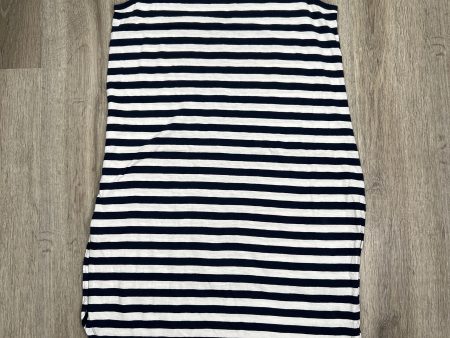 Striped Pattern Dress Casual Midi Time And Tru, Size Xl For Cheap