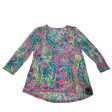 Top Long Sleeve Designer By Lilly Pulitzer In Blue & Pink, Size: Xxs For Sale