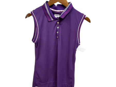 Athletic Top Short Sleeve By Clothes Mentor In Purple, Size: L Online Hot Sale