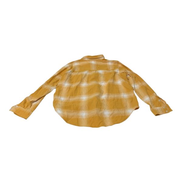 Top Long Sleeve By Universal Thread In Yellow, Size: L For Discount