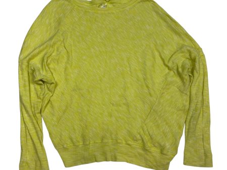 Top Long Sleeve By Anthropologie In Yellow, Size: S Online Sale