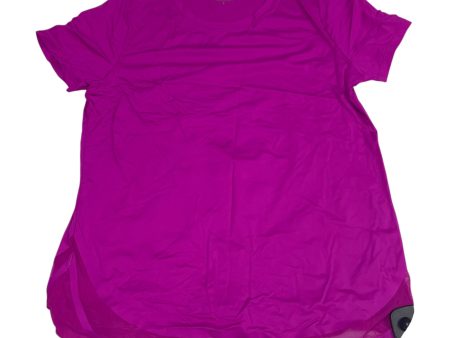 Athletic Top Short Sleeve By Athleta In Purple, Size: S on Sale