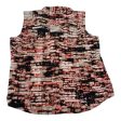 Top Sleeveless By Calvin Klein In Black & Pink, Size: L Fashion