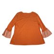 Top Long Sleeve By West Bound In Orange, Size: Xl For Sale