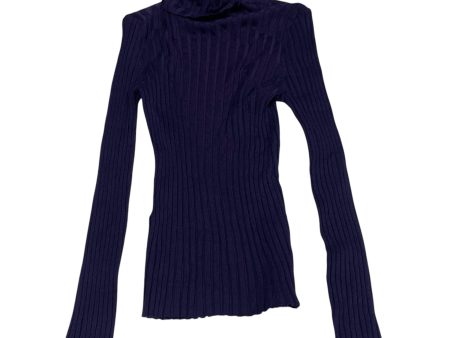 Top Long Sleeve By Chelsea And Theodore In Purple, Size: L Online