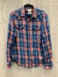 Top Long Sleeve By Gap In Plaid Pattern, Size: M Supply