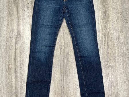 Blue Denim Jeans Straight Adriano Goldschmied, Size 4 Hot on Sale