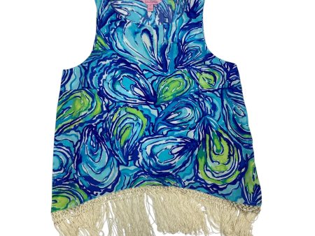 Top Sleeveless Designer By Lilly Pulitzer In Blue, Size: 2 Online Sale