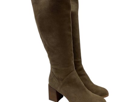 Boots Mid-calf Flats By Michael Shannon In Taupe, Size: 9 Supply