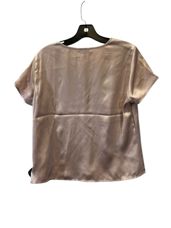 Top Short Sleeve By Express In Peach, Size: S For Sale