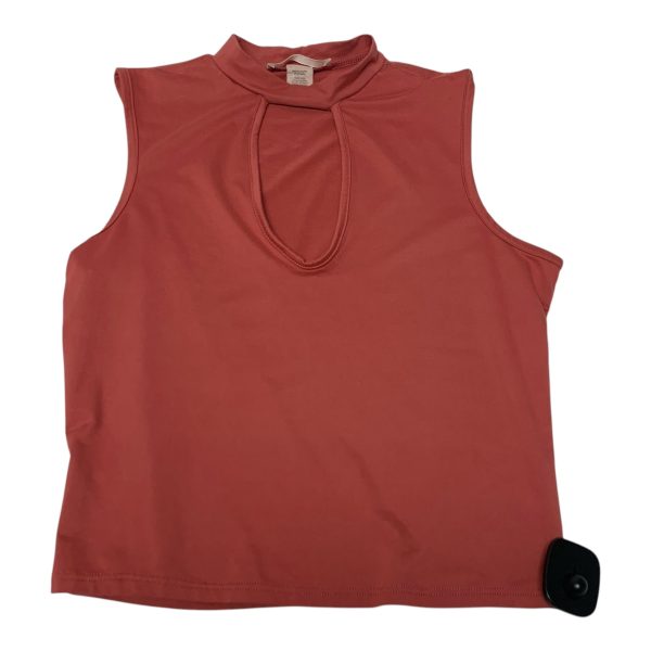 Top Sleeveless By Clothes Mentor In Coral, Size: M on Sale