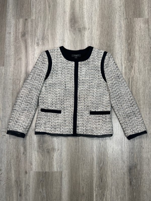 Blazer By Ann Taylor In Black & Cream, Size: Petite   S on Sale