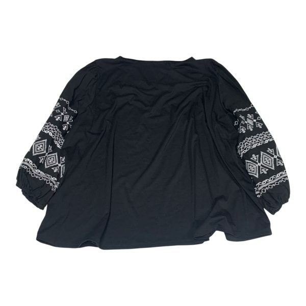 Top Long Sleeve By Ruby Rd In Black, Size: 3x Hot on Sale