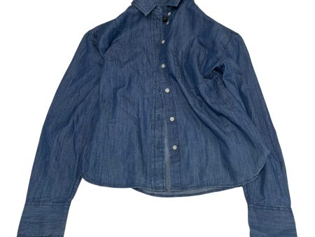 Top Long Sleeve By Talbots In Blue Denim, Size: Xs Online now