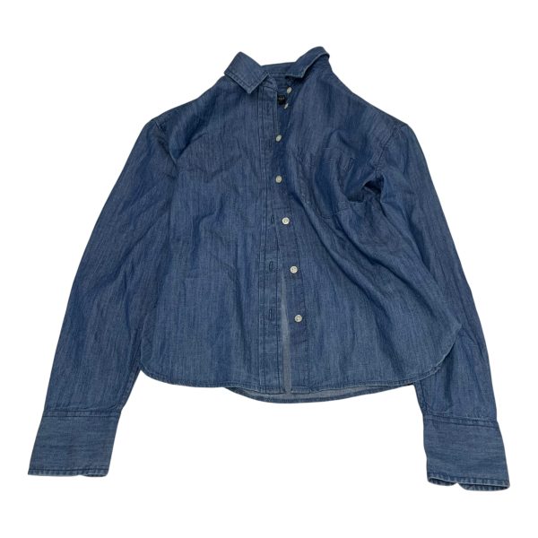 Top Long Sleeve By Talbots In Blue Denim, Size: Xs Online now