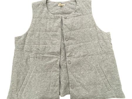 Vest Designer By Eileen Fisher In Grey, Size: Xl Cheap