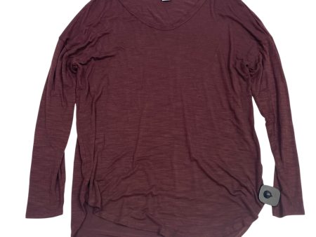 Top Long Sleeve Basic By Old Navy In Red, Size: Xs Discount