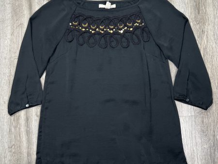 Black Blouse 3 4 Sleeve Banana Republic, Size S For Discount