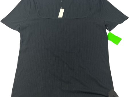 Top Short Sleeve By Madewell In Black, Size: S Hot on Sale