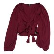 Top Long Sleeve By Lulus In Red, Size: M For Discount