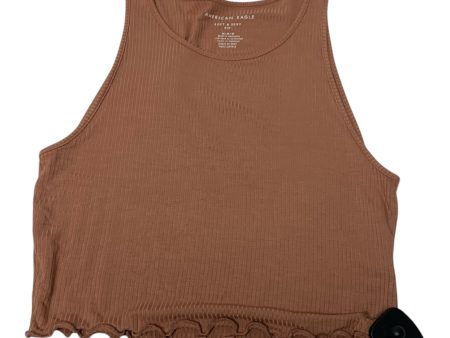 Top Sleeveless By American Eagle In Brown, Size: M For Cheap