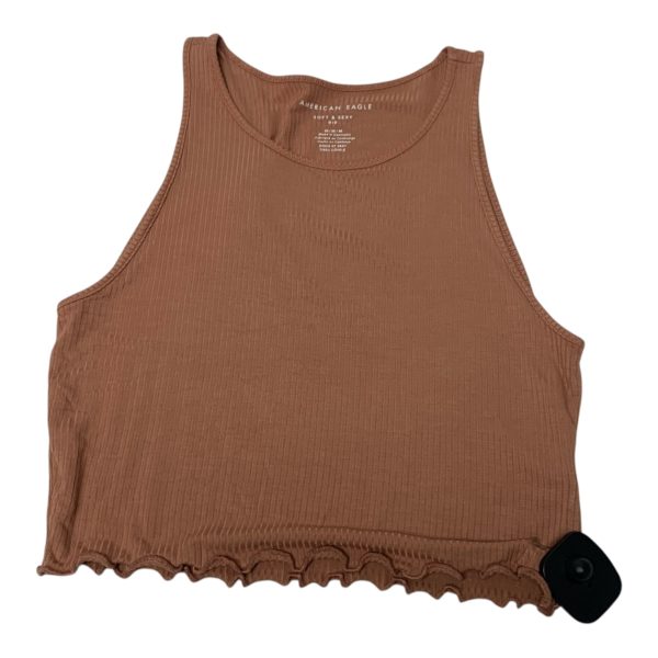 Top Sleeveless By American Eagle In Brown, Size: M For Cheap