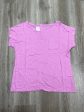 Top Short Sleeve By Talbots In Pink, Size: M Cheap