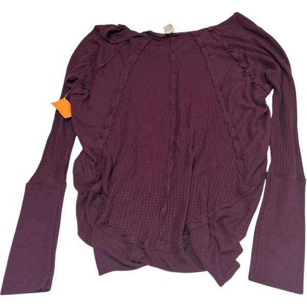 Tunic Long Sleeve By We The Free In Purple, Size: S Online Sale