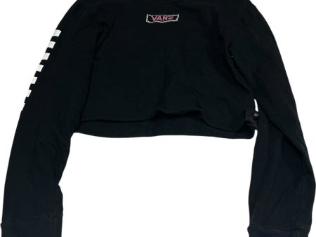 Top Long Sleeve By Vans In Black, Size: S Discount