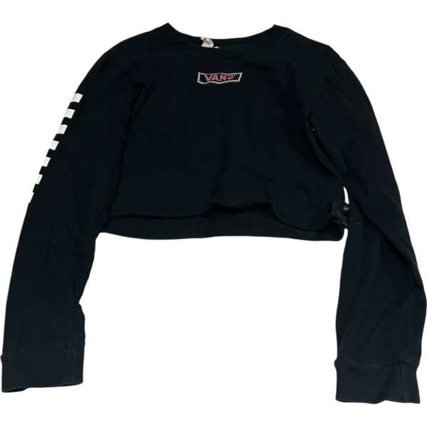 Top Long Sleeve By Vans In Black, Size: S Discount