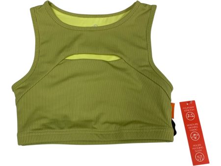 Athletic Bra By Adrienne Vittadini In Green, Size: S Hot on Sale