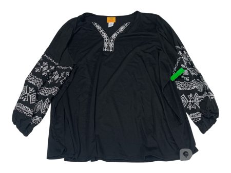 Top Long Sleeve By Ruby Rd In Black, Size: 3x Hot on Sale