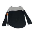 Tunic Long Sleeve By Zenana Outfitters In Black & Grey, Size: L Online