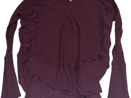 Tunic Long Sleeve By We The Free In Purple, Size: S Online Sale