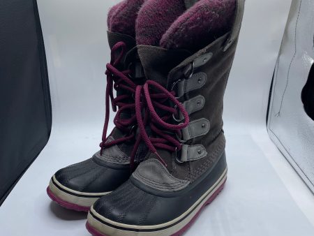 Boots Snow By Sorel In Grey, Size: 5 For Discount